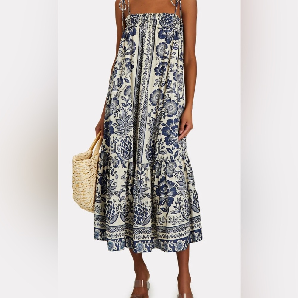 NWT Farm Rio Pineapple Garden Dress, Small - Picture 2 of 12